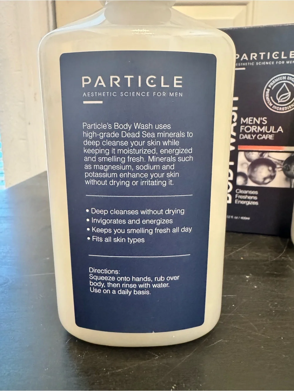 Particle For Men Body Wash Daily Care 13.52oz x2 NEW
